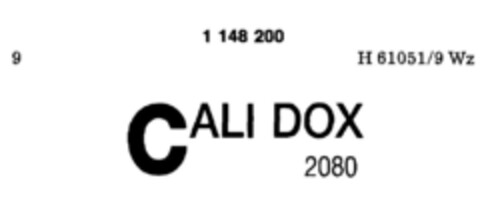 CALI DOX 2080 Logo (DPMA, 14.02.1989)