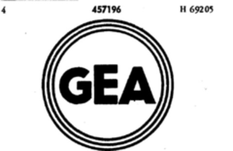 GEA Logo (DPMA, 09/30/1932)