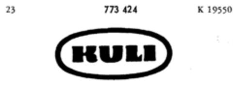 KULI Logo (DPMA, 12/23/1961)