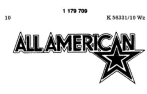 ALL AMERICAN Logo (DPMA, 15.06.1990)