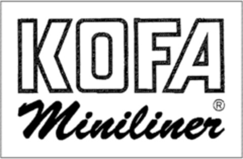 KOFA Miniliner Logo (DPMA, 04/22/1993)