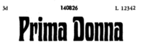 Prima Donna Logo (DPMA, 10/12/1910)