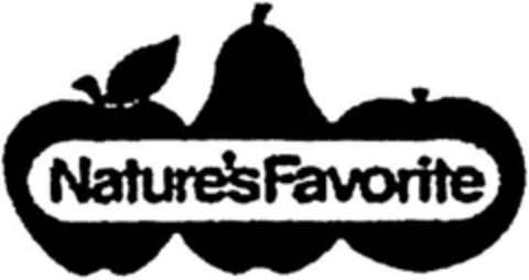 NATURE`S FAVORITE Logo (DPMA, 05.12.1989)