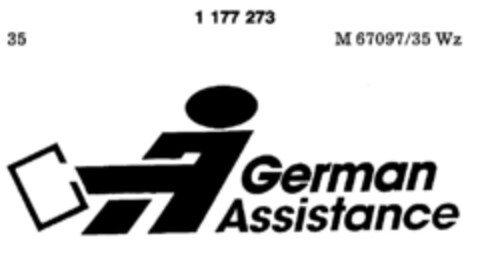 German Assistance Logo (DPMA, 03.04.1990)