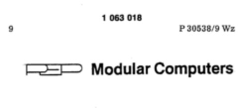 PEP Modular Computers Logo (DPMA, 05.08.1983)