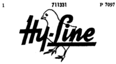 Hy line Logo (DPMA, 05.07.1957)