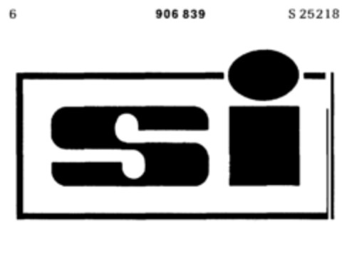 SI Logo (DPMA, 09.02.1972)