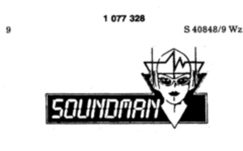 SOUNDMAN Logo (DPMA, 30.08.1984)