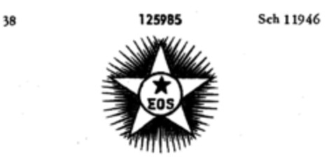 EOS Logo (DPMA, 07/23/1909)