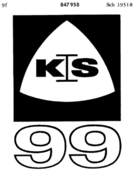 KS 99 Logo (DPMA, 22.11.1966)