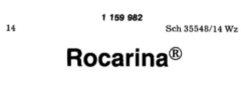 Rocarina Logo (DPMA, 08/10/1989)