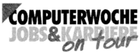 COMPUTERWOCHE JOBS & KARRIERE on tour Logo (DPMA, 25.05.2000)