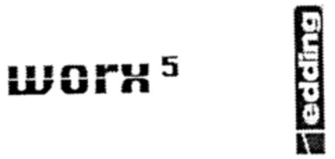 worx 5 edding Logo (DPMA, 15.06.2000)