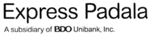 Express Padala A subsidiary of BDO Unibank, Inc. Logo (DPMA, 29.06.2009)