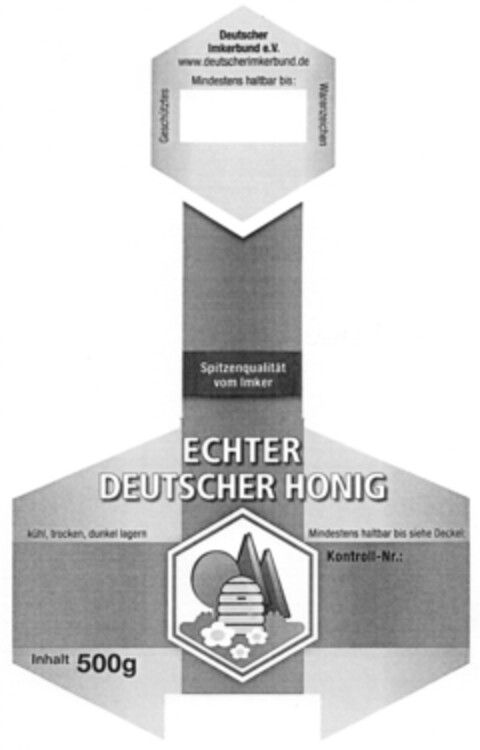 ECHTER DEUTSCHER HONIG Logo (DPMA, 17.02.2011)