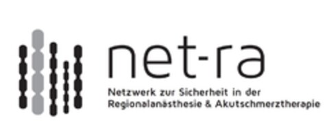 net-ra Netzwerk zur Sicherheit in der Regionalanästhesie & Akutschmerztherapie Logo (DPMA, 01.08.2018)
