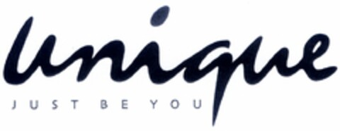 unique JUST BE YOU Logo (DPMA, 16.04.2003)