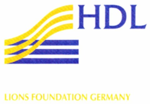 HDL LIONS FOUNDATION GERMANY Logo (DPMA, 17.08.2004)