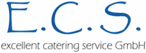 E.C.S. excellent catering service GmbH Logo (DPMA, 03/24/2005)