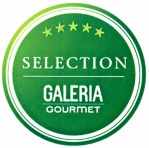 SELECTION GALERIA GOURMET Logo (DPMA, 12/13/2005)