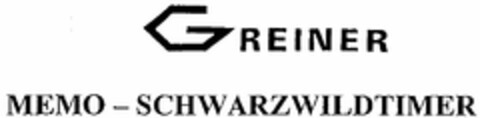 GREINER MEMO-SCHWARZWILDTIMER Logo (DPMA, 17.03.2006)