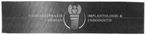 ZAHNARZTPRAXIS MERIAN IMPLANTOLOGIE & ENDODONTIE Logo (DPMA, 22.01.2007)