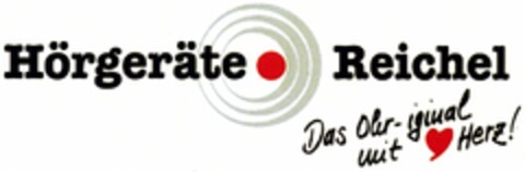 Hörgeräte Reichel Das Ohr-iginal mit Herz! Logo (DPMA, 11.07.2007)