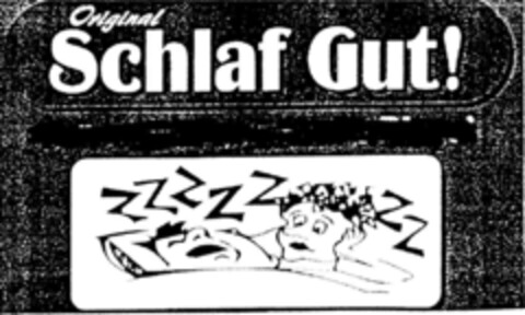 Original Schlaf Gut! Logo (DPMA, 10/14/1996)