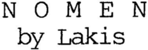 N O M E N  by Lakis Logo (DPMA, 26.03.1997)