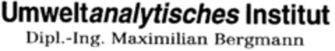 Umweltanalytisches Institut Dipl.-Ing. Maximilian Bergmann Logo (DPMA, 30.05.1997)