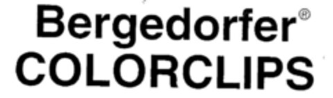 Bergedorfer COLORCLIPS Logo (DPMA, 23.03.1998)