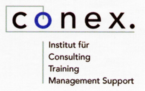 conex. Institut für Consulting Training Management Support Logo (DPMA, 07/04/1998)