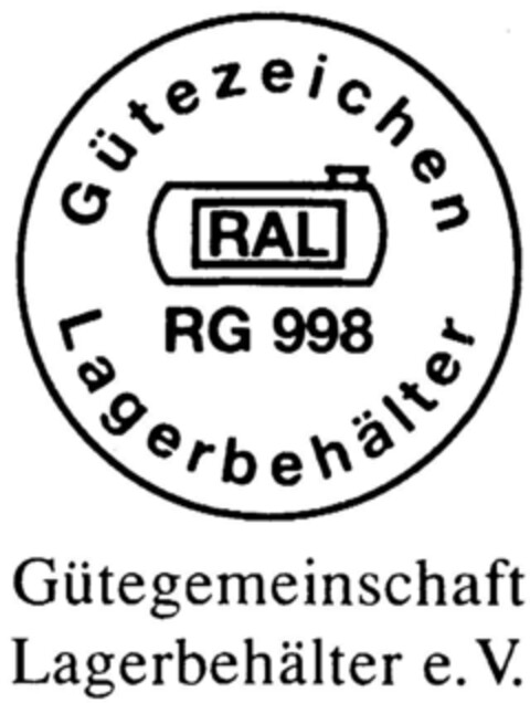 Gütezeichen Lagerbehälter Logo (DPMA, 20.08.1998)