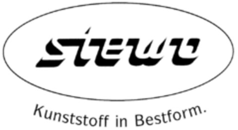 stewo Kunststoff in Bestform Logo (DPMA, 08/05/1999)