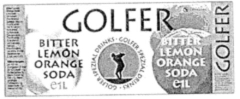 GOLFER BITTER LEMON ORANGE SODA Logo (DPMA, 08/21/1999)