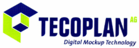 TECOPLAN AG Digital Mockup Technology Logo (DPMA, 22.09.1999)