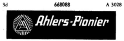 Ahlers-Pionier Logo (DPMA, 30.03.1953)