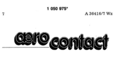 aero contact Logo (DPMA, 10.12.1982)