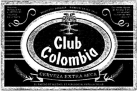 Club Colombia CERVEZA EXTRA SECA Logo (DPMA, 16.12.1992)