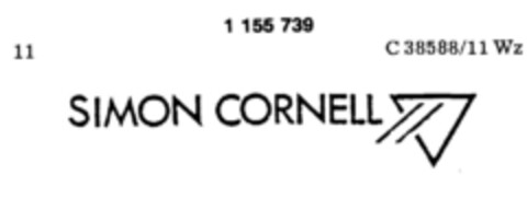 SIMON CORNELL Logo (DPMA, 20.01.1989)