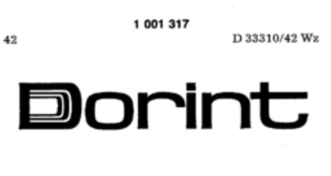 Dorint Logo (DPMA, 02.04.1979)
