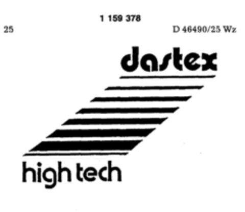 dastex high tech Logo (DPMA, 05.05.1989)