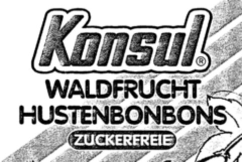 Konsul WALDFRUCHT HUSTENBONBONS Logo (DPMA, 01.03.1994)