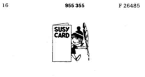 SUSY CARD Logo (DPMA, 05.03.1976)