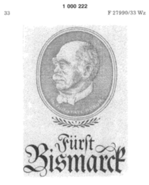 Fürst Bismarck Logo (DPMA, 21.04.1978)