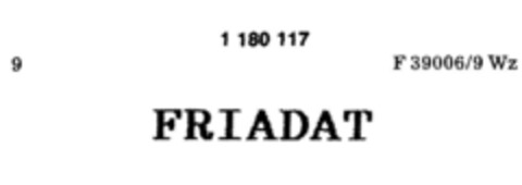 FRIADAT Logo (DPMA, 20.09.1990)