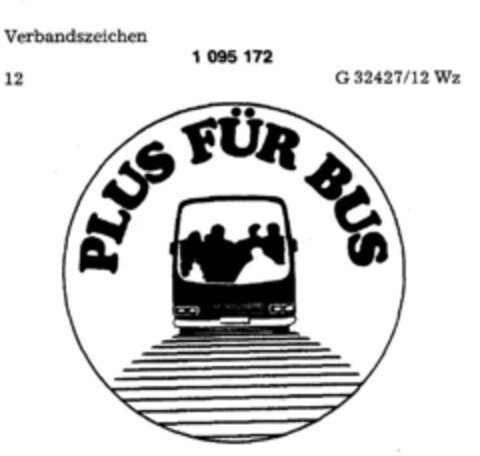 PLUS FÜR BUS Logo (DPMA, 10.07.1985)