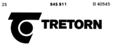 TRETORN Logo (DPMA, 31.05.1975)