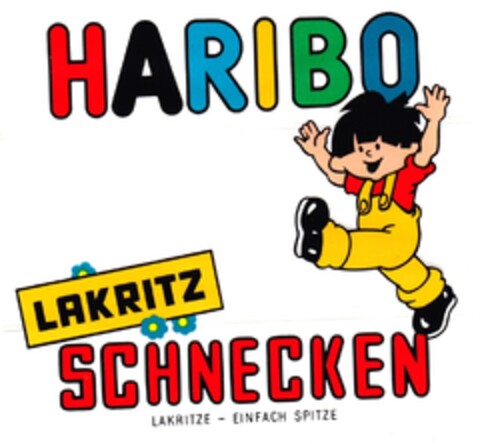 HARIBO MACHT KINDER FROH LAKRITZ SCHNECKEN Logo (DPMA, 12.09.1980)