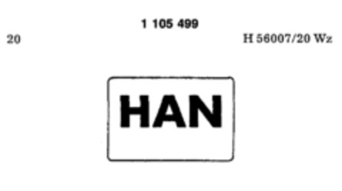 HAN Logo (DPMA, 24.04.1986)